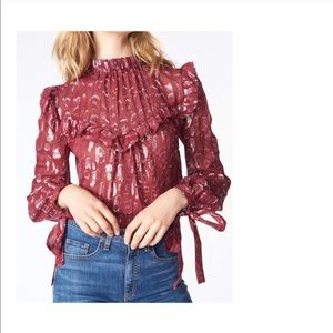 💘EUC Veronica Beard Shimmery Blouse💘